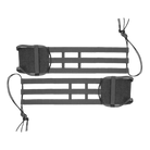 Crye Precision R-Series 3-Band Structural Cummerbund in Black featuring a reinforced three-band design for supporting heavier tactical loadouts.