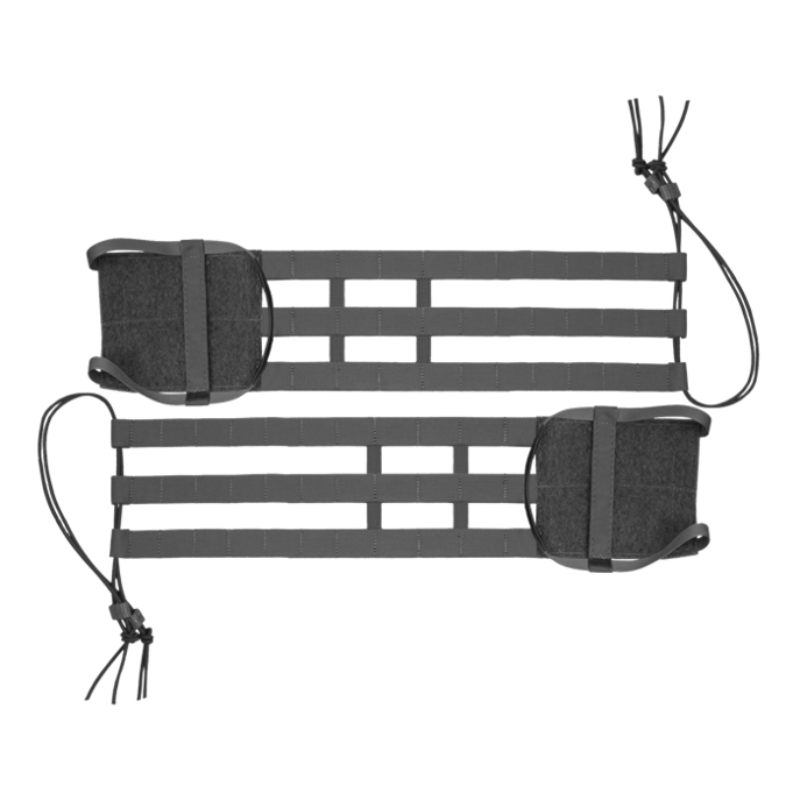 Crye Precision R-Series 3-Band Structural Cummerbund in Black featuring a reinforced three-band design for supporting heavier tactical loadouts.
