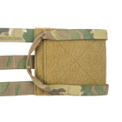 Interior view of the Crye Precision R-Series 3-Band Structural Cummerbund highlighting hook-and-loop attachment surfaces and structural construction.