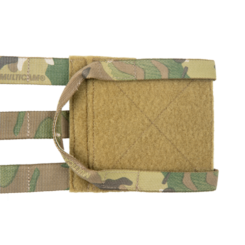 Interior view of the Crye Precision R-Series 3-Band Structural Cummerbund highlighting hook-and-loop attachment surfaces and structural construction.