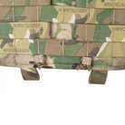 Crye Precision R-Series 3-Band Structural Cummerbund installed on a Crye plate carrier, demonstrating integration with side armor and modular load-bearing equipment.