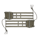 Crye Precision R-Series 3-Band Structural Cummerbund in Ranger Green featuring reinforced load-bearing construction, three rows of MOLLE webbing, and shock cord rear retention.