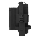 Crye Precision R-Series Radio Side Pouch in Black designed for secure radio retention and low-profile integration with tactical carriers.