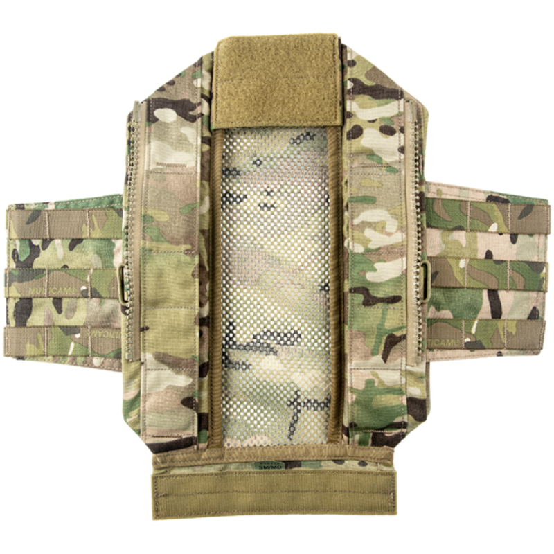 Crye Precision R-Series Zip-On Pack Adapter attached to a compatible R-Series pack, demonstrating standalone backpack conversion and modular integration.