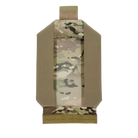 Crye Precision R-Series Zip-On Pack Adapter in MultiCam showing the integrated airflow channel, mesh construction, and side attachment panels.