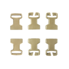 Close up of Crye Precision R Series M4 Jump Flap Multicam showing front attachment clips for modular chest rig and plate carrier integration