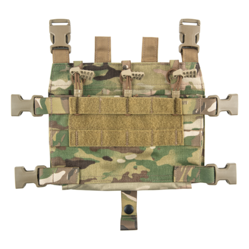Crye Precision R Series M4 Jump Flap in Multicam modular chest rig placard designed for scalable tactical loadouts and R Series integration