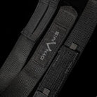 Detailed view of the concealed storage pockets integrated into the Dynamis Alliance 1.75 Inch LOPRO Belt for discreet EDC carry.