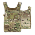 Multicam Camouflage tactical vest on a white background