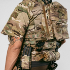 Operator wearing plate carrier with Ferro Concepts 3AC supporting radios side armor and mission essential equipment