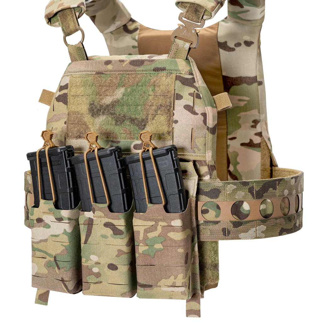 Ferro Concepts ADAPT 3AC Cummerbund carrying radio and mission equipment on MOLLE platform without sagging