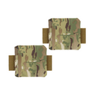 Ferro Concepts 3AC Side Plate Pockets 6x6 in Multicam designed to securely carry soft or hard side armor plates