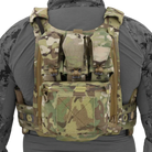 Rear view of plate carrier equipped with Ferro Concepts Back Panel Banger demonstrating expanded storage and modular loadout capability