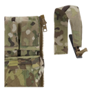 Ferro Concepts Back Panel Banger showing removable retention flaps, expandable pocket design, and modular storage configuration
