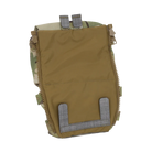 Rear view of Ferro Concepts Back Panel Double Pouch showing zipper attachment system for FCPC V5 and compatible carrier platforms