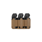 Ferro Concepts Bang Insert Triple loaded with mixed size devices showing adjustable retention for flashbangs, 40mm rounds, and breaching tools, modular tactical pouch insert for loop lined GP pouches, law enforcement kits, and military loadout organization made in the USA