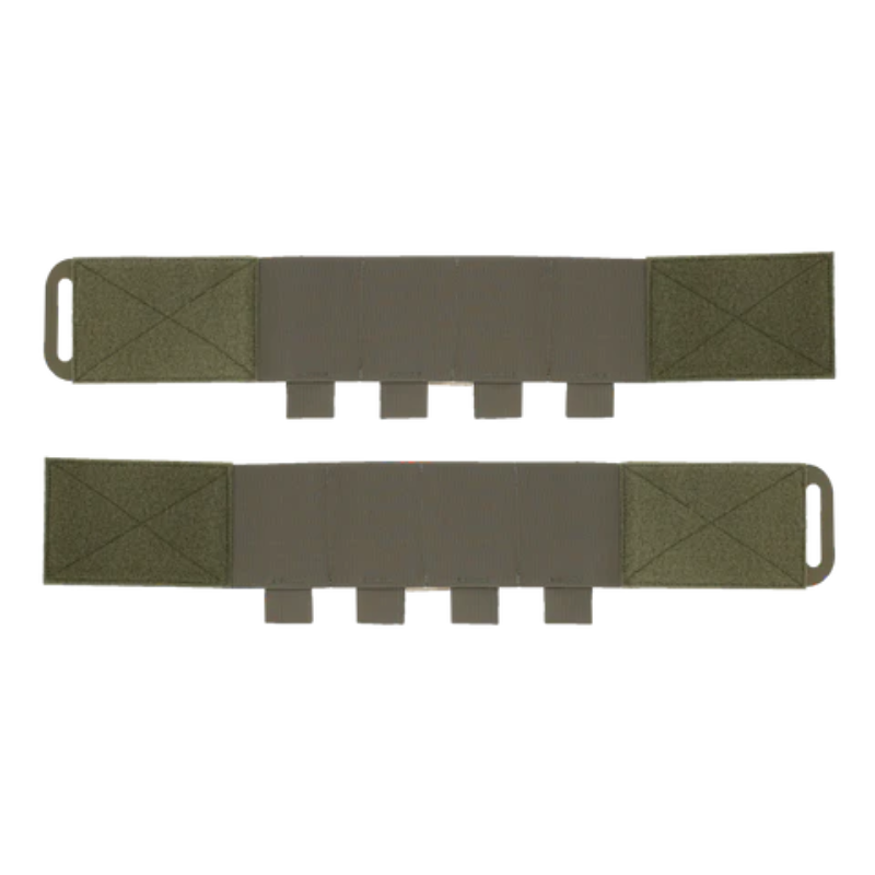Ranger Green Ferro Concepts Carry Elastic Cummerbund built for carrying magazines, radios, medical gear, and other mission-essential equipment.
