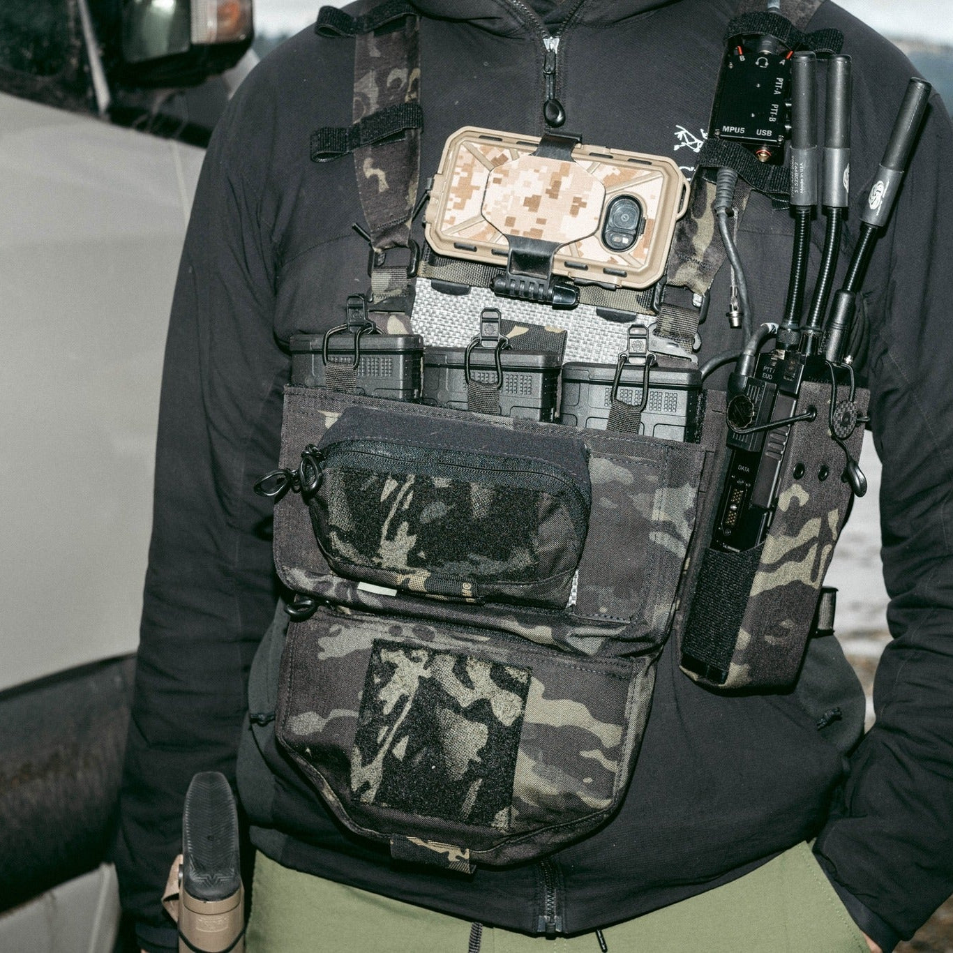 Ferro Chesty Rig Wide Harness | Modular Chest Rig Platform