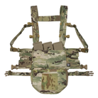 Ferro Concepts Chesty Rig Harness Wide in MultiCam shown kitted with modular pouches, front flaps, and magazines. Fully customizable tactical harness compatible with Slickster and ADAPT platforms for field, range, and mission-ready use.