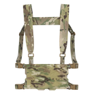 MultiCam Ferro Concepts Chesty Rig Mini Harness designed for modular load-bearing setups and compatibility with ADAPT front flaps.
