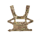 Rear view of the Ferro Concepts Chesty Rig Mini V2 in MultiCam showing the upgraded H-harness and adjustable shoulder strap system.