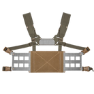 Ranger Green Ferro Concepts Chesty Rig Wide V2 designed for scalable tactical loadouts with increased carry capacity and ADAPT compatibility.