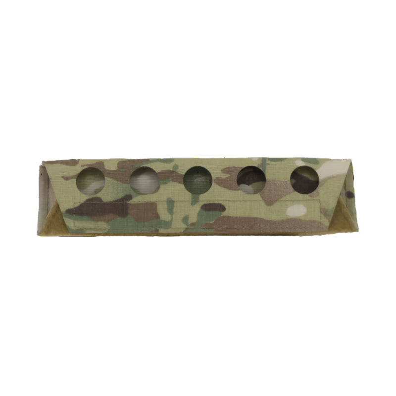 Ferro Concepts Comms Pad in Multicam designed to improve comfort and cable management on tactical communication headsets
