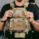 Ferro Concepts MOLLE Front Flap installed on tactical carrier allowing users to build fully customized magazine, medical, admin, and utility pouch configurations