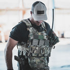 Operator wearing tactical loadout equipped with Ferro Concepts Turnover Double 556 magazine insert for efficient rifle magazine carry