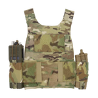 Ferro Concepts Wingman V2 mounted beneath plate carrier cummerbund showing low profile storage solution for radios magazines and mission essential equipment