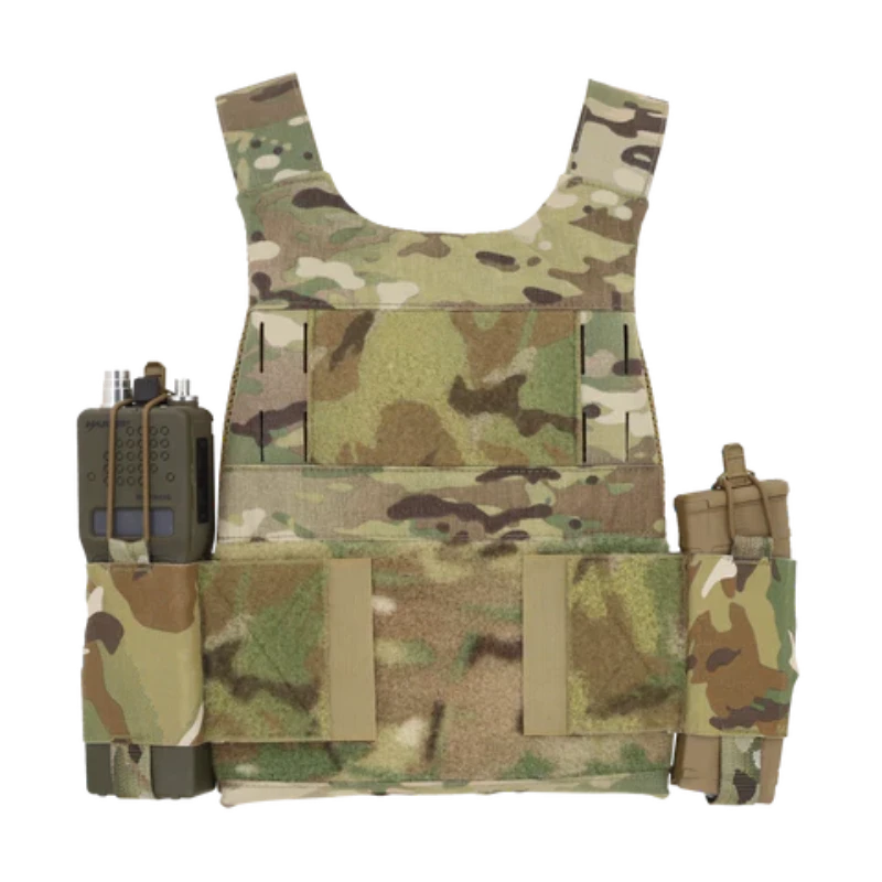 Ferro Concepts Wingman V2 mounted beneath plate carrier cummerbund showing low profile storage solution for radios magazines and mission essential equipment
