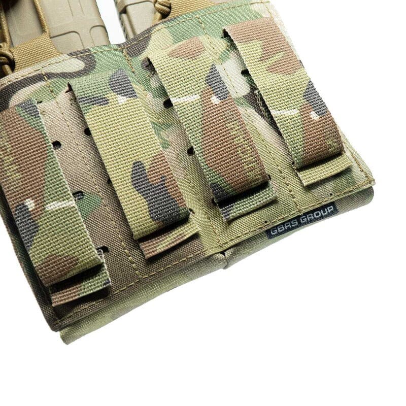 GBRS Double Rifle Mag Pouch | MOLLE Bungee Retention – Tactical