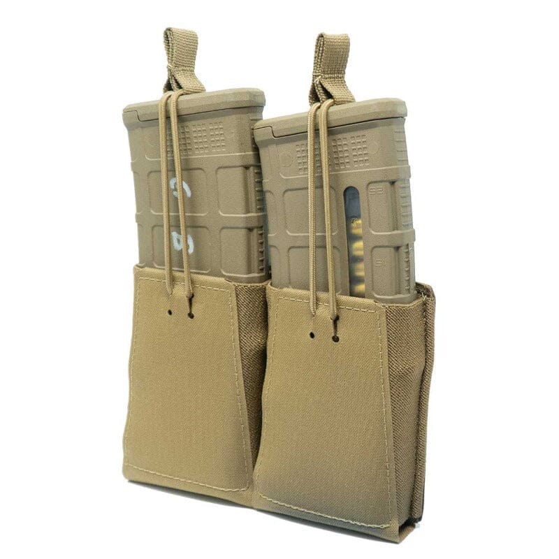 GBRS Double Rifle Mag Pouch | MOLLE Bungee Retention – Tactical