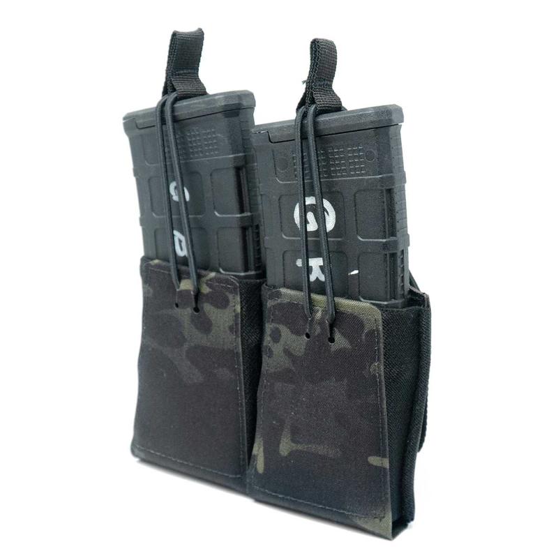 GBRS GROUP マガジンポーチ　マルチカム ブラック　ピストル　M4 Cork Gear GBRSタイプ ピストル ダブル マガジンポーチ マルチカム
