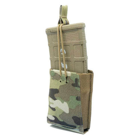 GBRS Single Rifle Mag Pouch w/ Bungee Retention Accessory Pouch GBRS Group MultiCam 