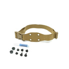 GBRS Group Coyote Brown adjustable drop holster leg strap with Tegris reinforced core, Berry Compliant holster stabilizer compatible with True North Concepts MHA for duty belt setups, tactical training, military kit, and range day performance made in the USA