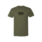 GBRS Group Instructor short sleeve tactical shirt in military green with black logo graphic
