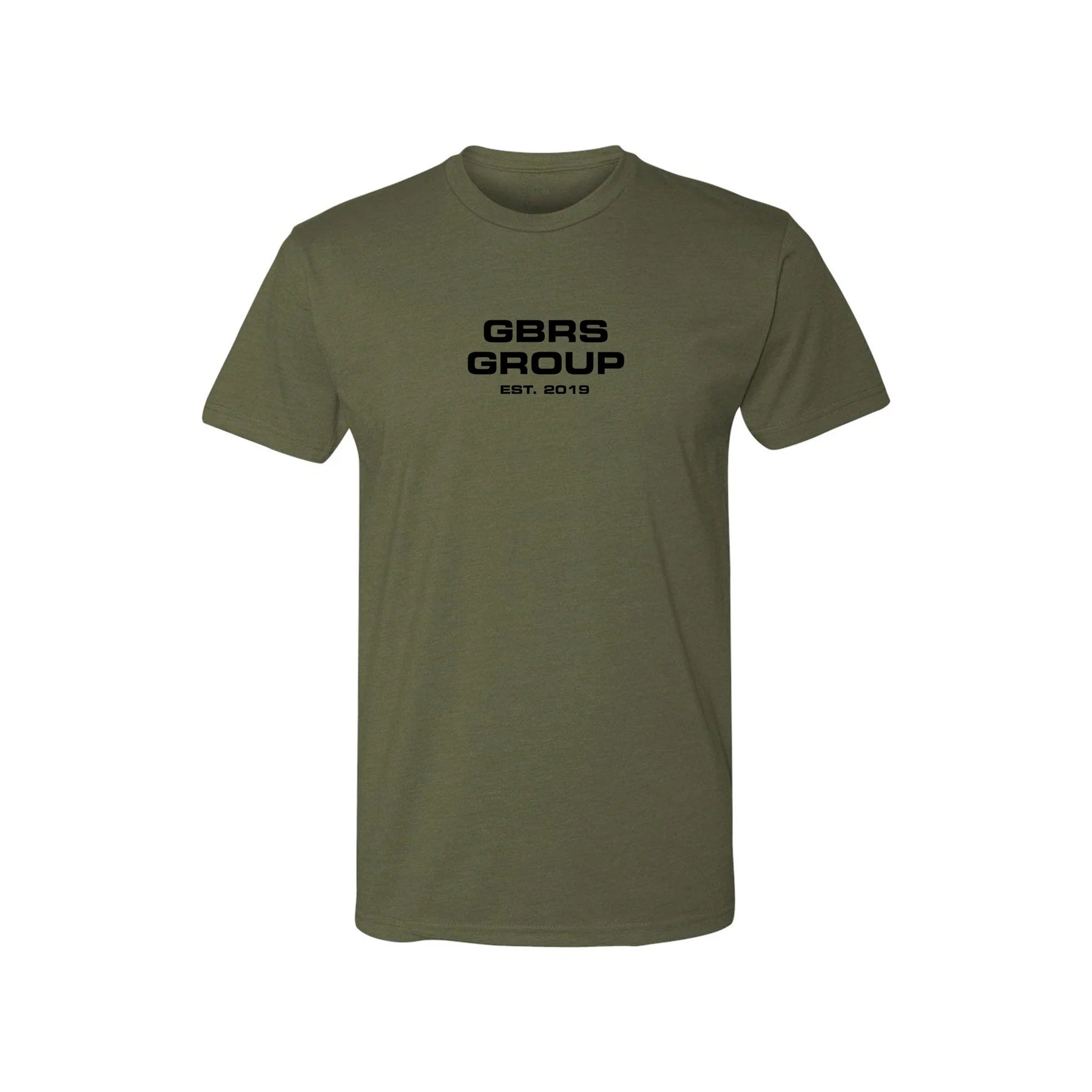 GBRS Group Instructor short sleeve tactical shirt in military green with black logo graphic