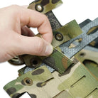 GBRS Modular Chest Rig Threading Strap Through MOLLE Webbing Close Up