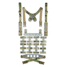 GBRS Group Modular Chest Rig in Multicam showing modular joint system and customizable low profile chest rig configuration