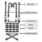 GBRS Group Modular Chest Rig Wolf Grey configured for streamlined loadout showing adaptable low bulk chest rig system