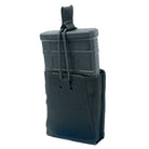 GBRS Group Single Rifle Mag Pouch in Black (5.56) | Minimal MOLLE and belt-compatible 5.56 magazine pouch with laser-cut laminate and 4" elastic retention for duty and EDC