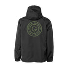 GBRS Group waterproof tactical rain jacket with half zip front and adjustable hood for outdoor training