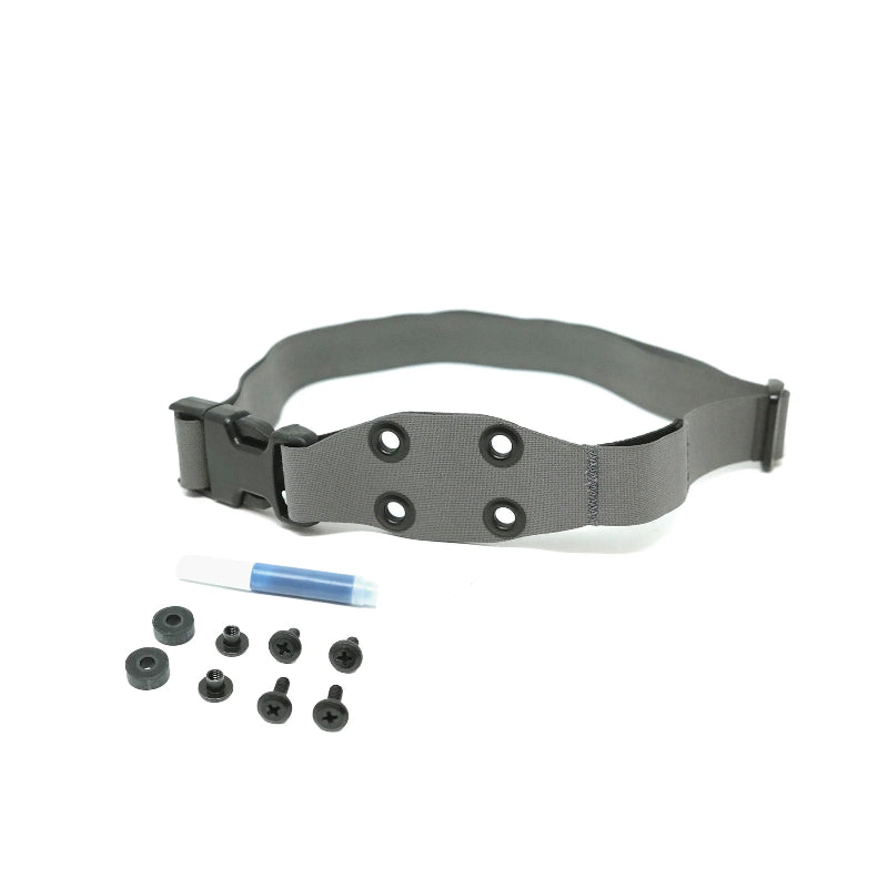 GBRS Group Wolf Grey tactical holster leg strap with integrated Tegris reinforcement, adjustable drop holster thigh strap compatible with True North Concepts MHA for law enforcement duty belts, tactical loadouts, and range kit stability made in the USA