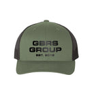 OD Green GBRS Group Anniversary Instructor Hat with structured fit and Richardson mesh snapback