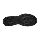 LOWA ZICON GTX MID tactical boot in Black bottom sole view | Rugged COVERT rubber outsole designed for superior traction and stability with ESD compliant waterproof GORE-TEX construction and RAYFLECT heat reflective leather upper ideal for patrol military and law enforcement use