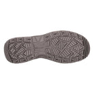 Bottom view of the LOWA Zephyr MK2 GTX Mid in Wolf showing the slip-resistant LOWA rubber outsole with aggressive traction lugs.
