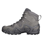 Side profile of the LOWA Zephyr MK2 GTX Mid in Wolf designed for fast movement, stability, and all-terrain performance.