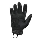 Magpul Breach Glove 2.0 Black palm side displaying goatskin leather construction, ergonomic palm overlays, and reinforced Gun Gusset thumb