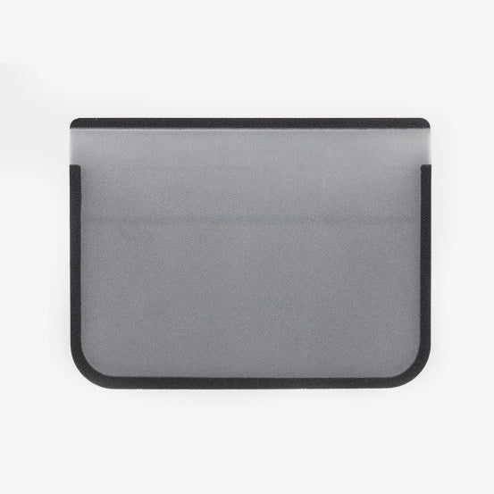 Magpul DAKA Everyday Folding Wallet Black back view highlighting transparent ID window for quick access